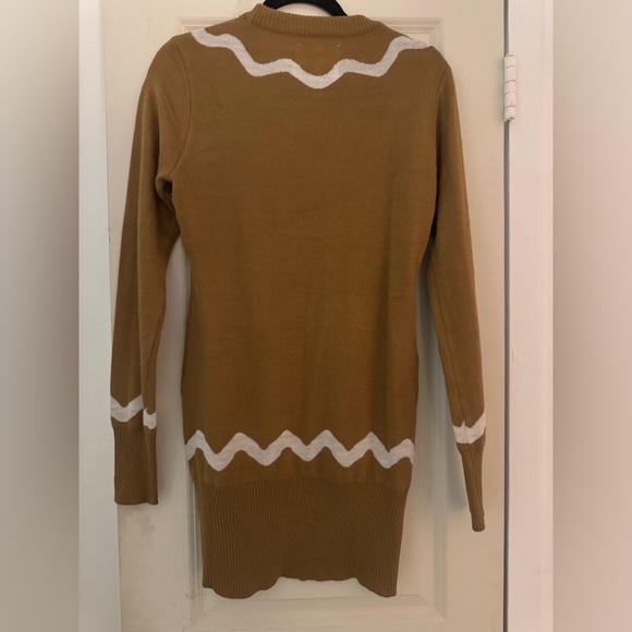Tipsy Elves Women’s Gingerbreak sweater dress - long sweater. Sz Small. - Picture 3 of 4